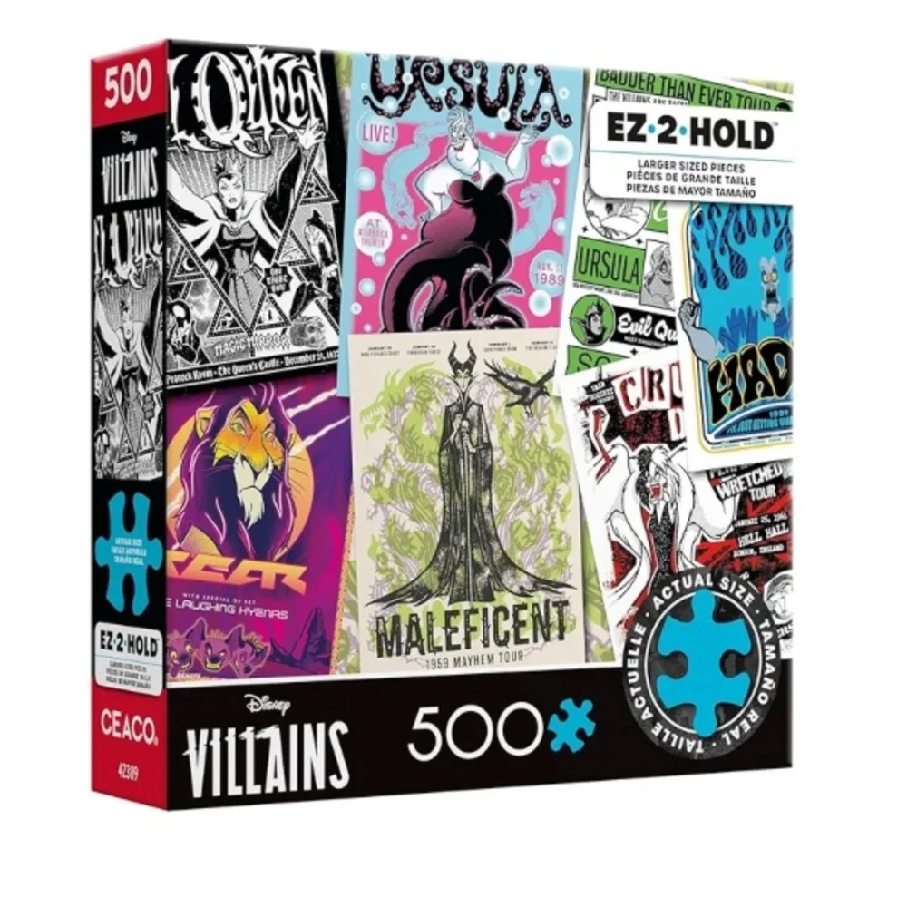 Disney Villains 500 Piece Puzzle - Picture 3 of 8